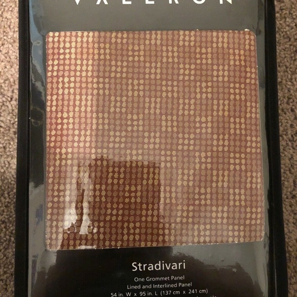 Valeron 95” Premium Grommet Panel Curtain Lined An - Picture 1 of 7